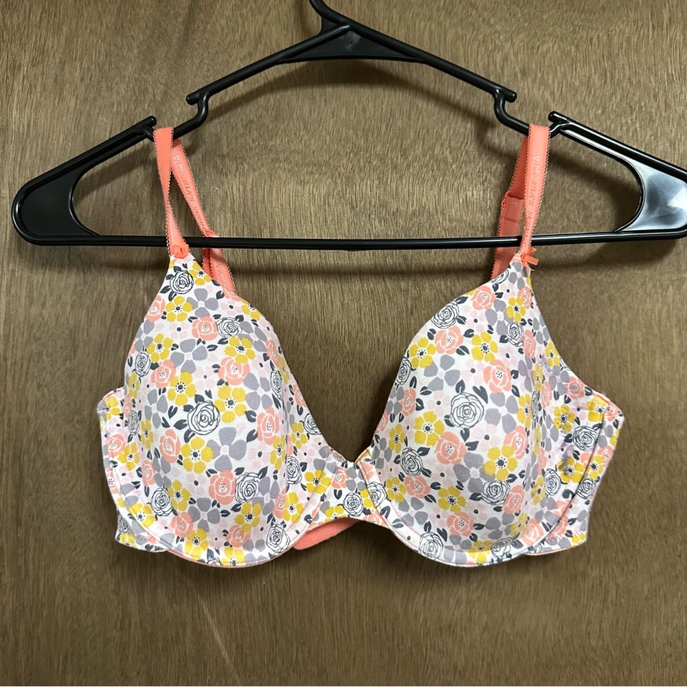 Victorias Secret Lined‎ Perfect Coverage Bra 34C